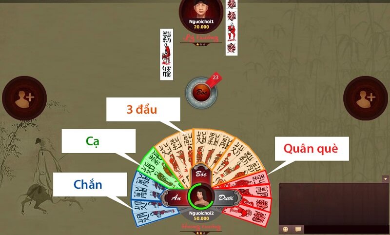 Phòng thủ - Cách chơi Chắn mang tính chiến thuật cao